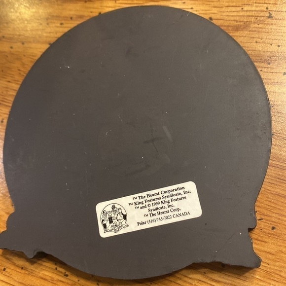 Popeye music boxes ; plaque and mini mug by 1989 Davidson of Hamilton gifts - Picture 6 of 6